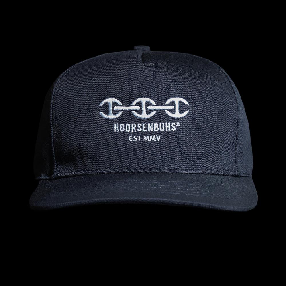 hoorsenbuhs WHITE ON BLACK MAKERS MARK TWILL TRUCKER