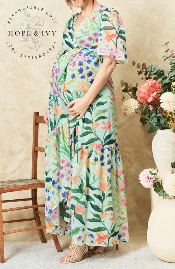 Hope & Ivy The Bonnie Maternity Dress