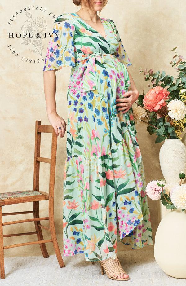 Hope & Ivy The Bonnie Maternity Dress