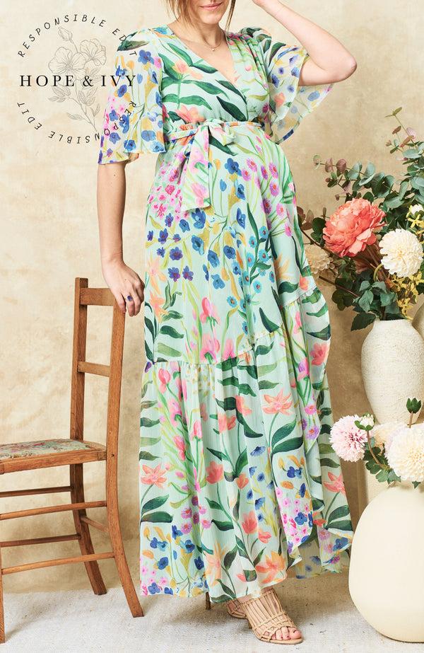 Hope & Ivy The Bonnie Maternity Dress