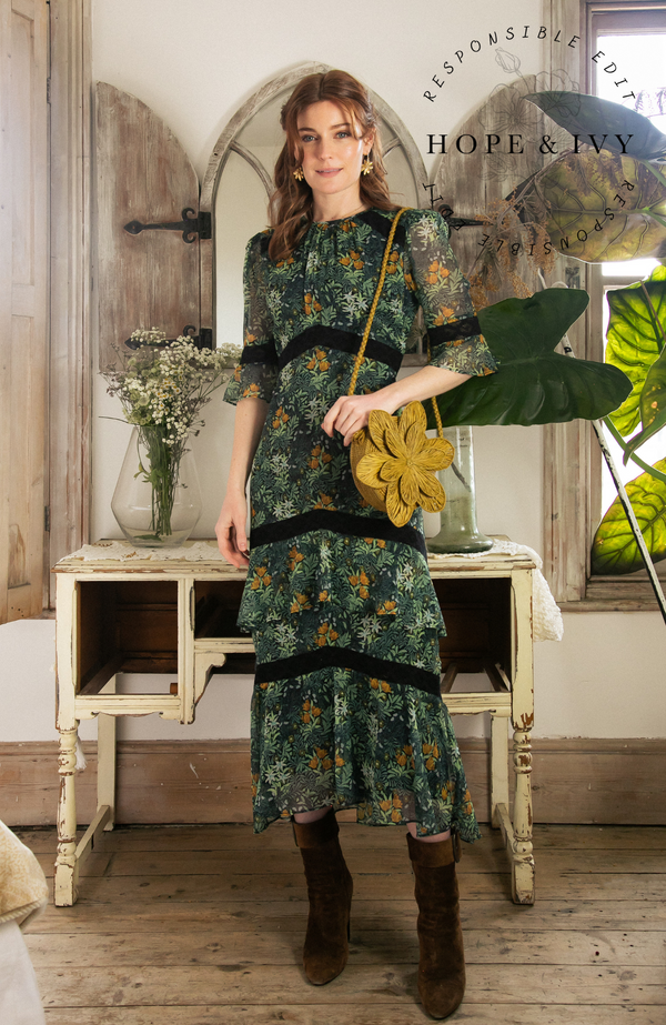 hope & ivy The Bower - The William Morris Society Dress