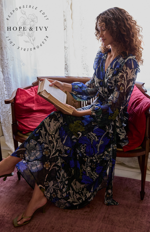 hope & ivy The Chrysanthemum - The William Morris Society Dresses