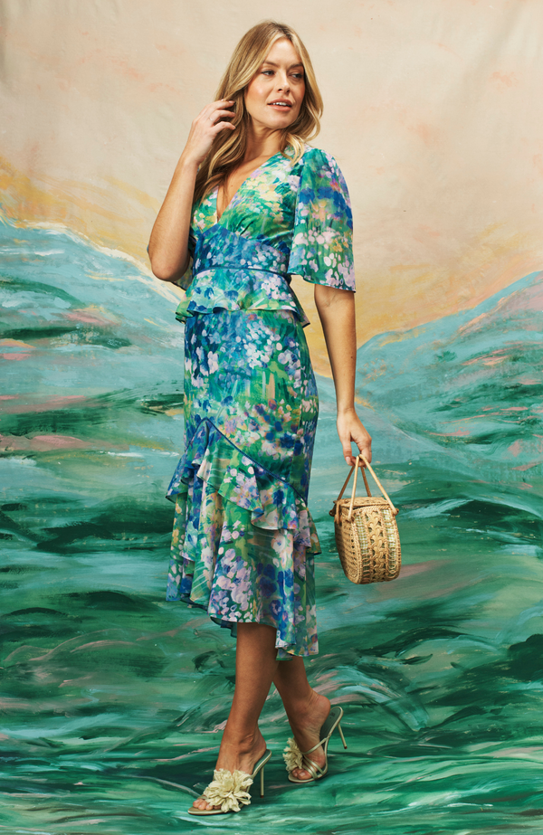 Hope & Ivy The Cornflower X Love Cherish Collaboration Dress