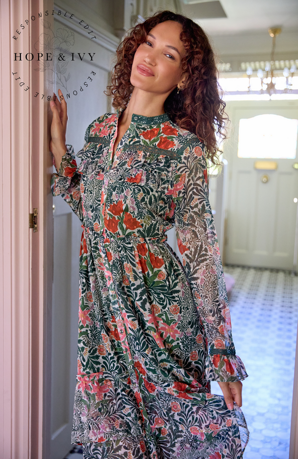 hope & ivy The Robin - The William Morris Society Dress