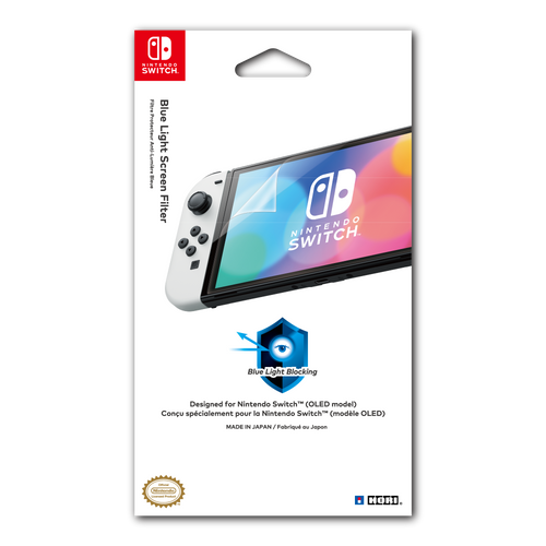 hori Blue Light Cut Screen Protective Filter for Nintendo Switch™- OLED Model