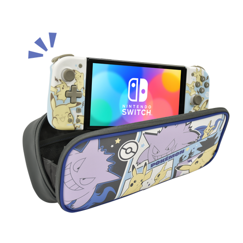 Hori Cargo Pouch Compact (Pikachu Gengar & Mimikyu) For Nintendo Switch™
