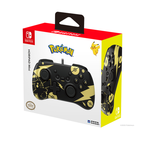 Hori HORIPAD Mini (Pikachu Black & Gold) For Nintendo Switch™