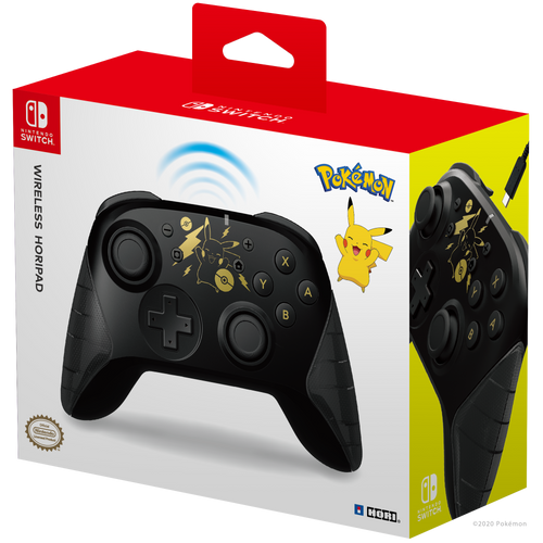 Hori Wireless HORIPAD (Pikachu Black & Gold) For Nintendo Switch™