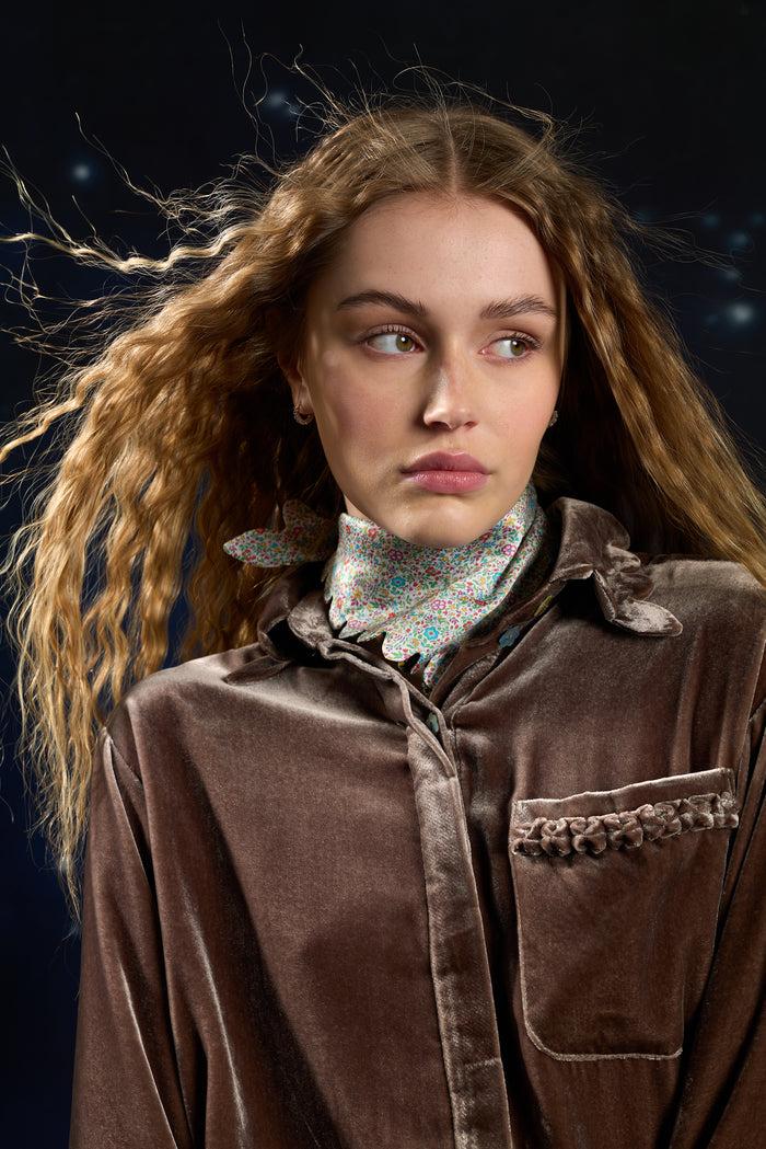 horror vacui AMINA buttoned shirt