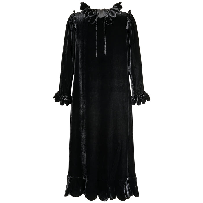 Horror Vacui CLEO Belted Velvet Dress