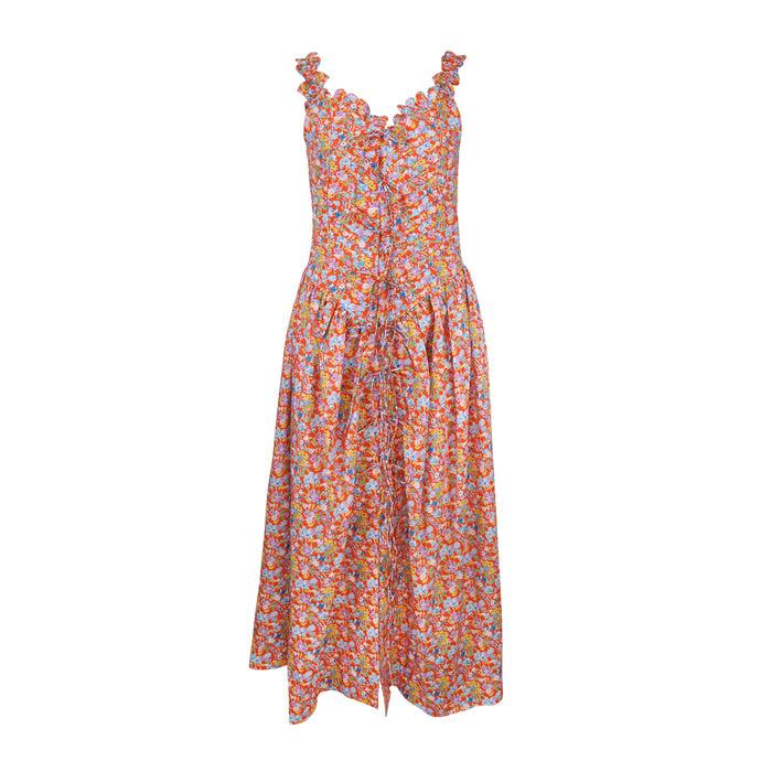 horror vacui COLETTE self-tie dress