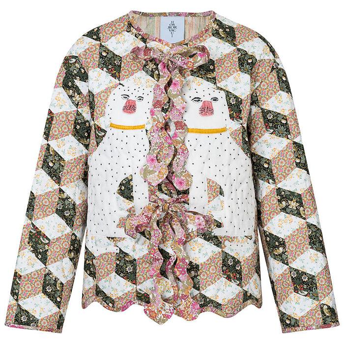 horror vacui FRANZ patchwork quilted jacket