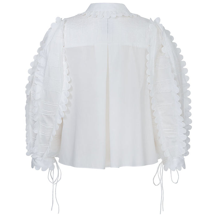 Horror Vacui HETTY Hand Appliqué Cotton Shirt