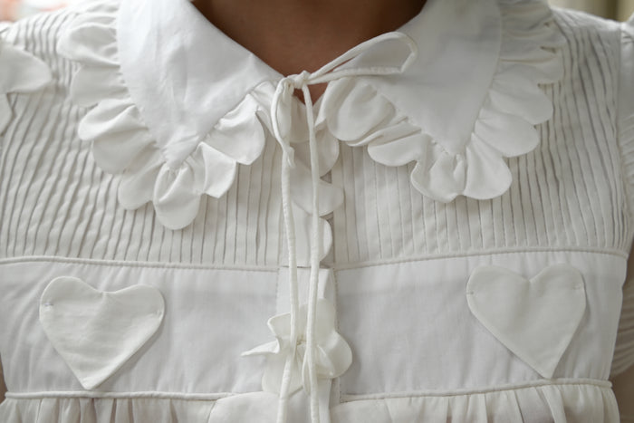 Horror Vacui HETTY Hand Appliqué Cotton Shirt