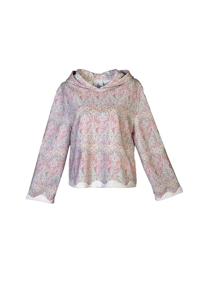 horror vacui JULIUS heart patch hoody