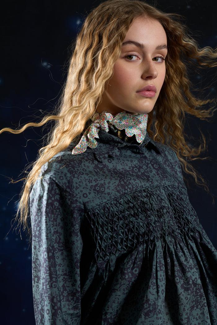Horror Vacui MIRA Hand Smocked Buttoned Shirt