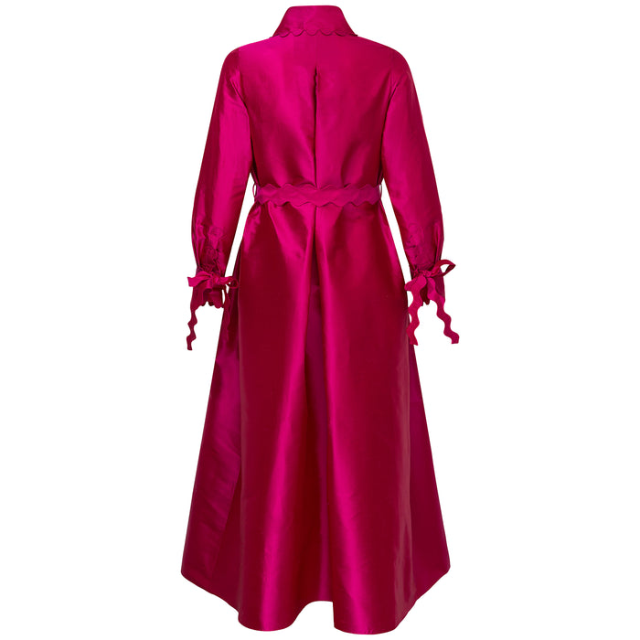 Horror Vacui MIRA Silk Taffeta Maxi Evening Coat
