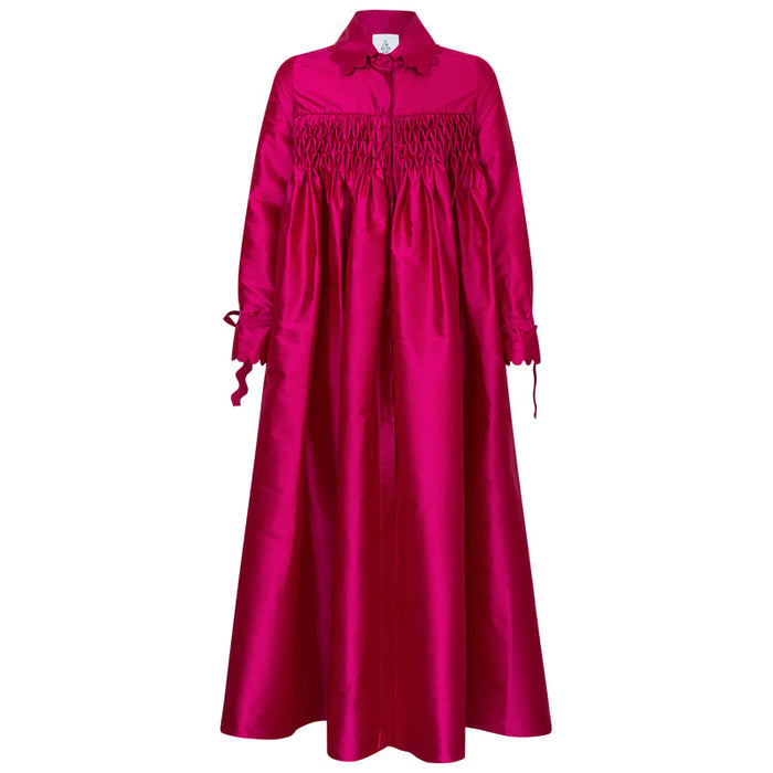 Horror Vacui MIRA Silk Taffeta Maxi Evening Coat