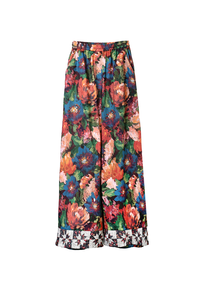 horror vacui WILHELM artisanal mosaic patchwork pants