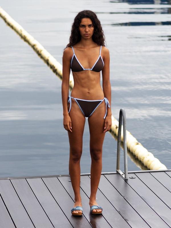 Hosbjerg Ocean Bikini Briefs BROWN
