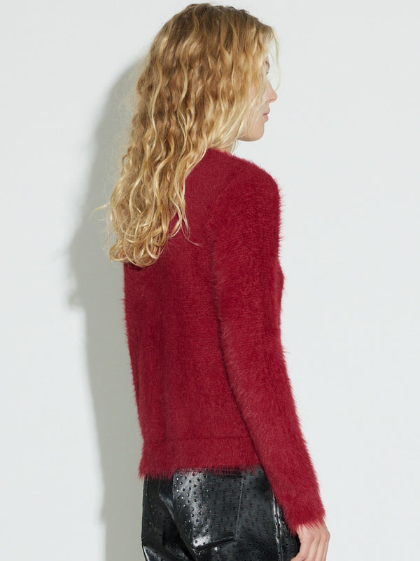 Hosbjerg Pearl Knit Cardigan Bordeaux