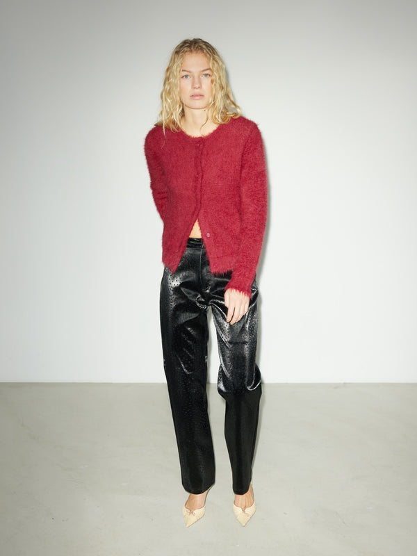 Hosbjerg Pearl Knit Cardigan Bordeaux