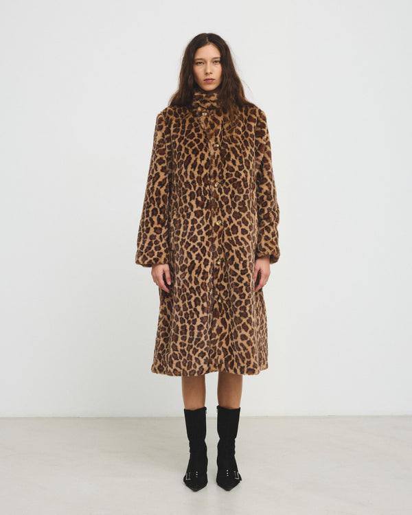 Hosbjerg Rina Coat Leopard