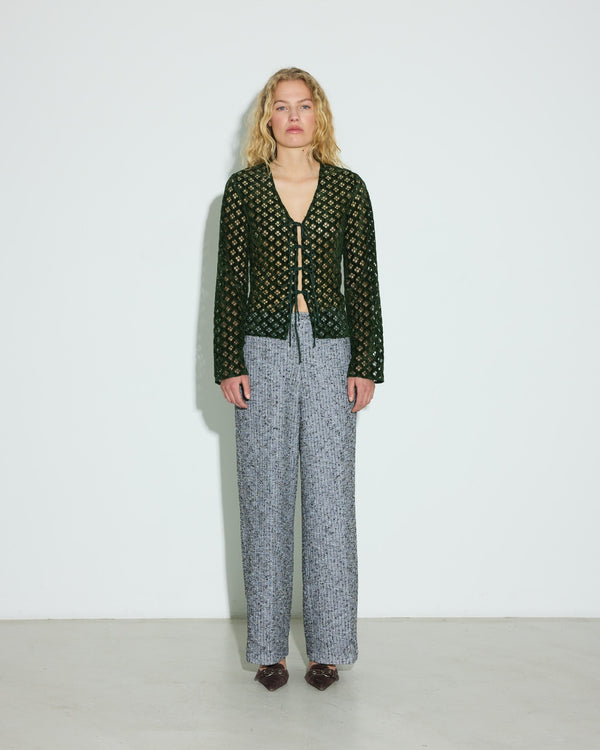 Hosbjerg Rosalia Top Forest Green