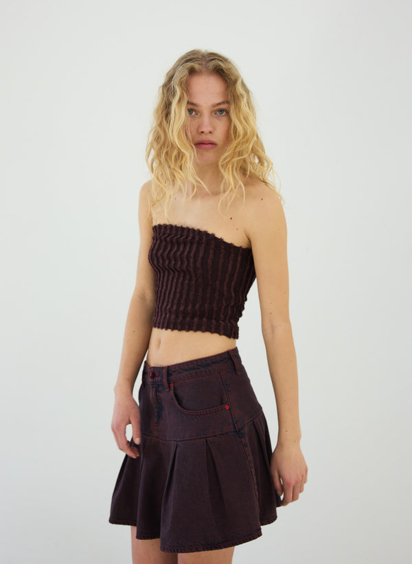 Hosbjerg Rue Skirt Chocolate Truffle