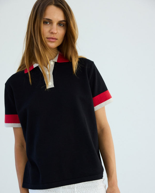 Hosbjerg Stina Poloshirt Black