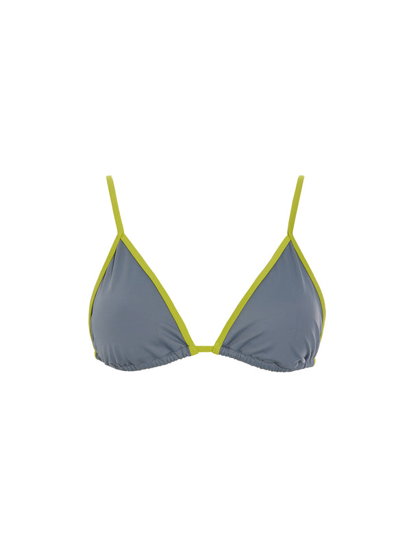 hosbjerg Tanzania Bikini Top Grey/ Green