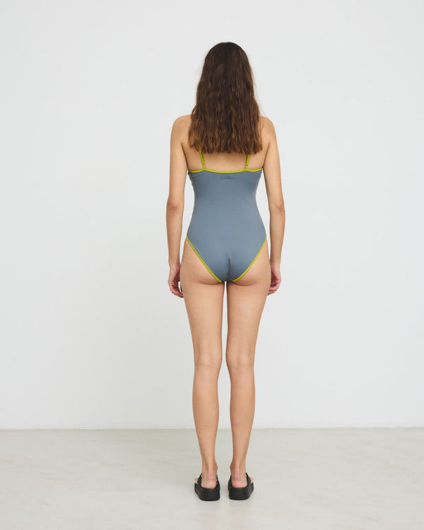 Hosbjerg Tanzania Swimsuit Grey/ Green