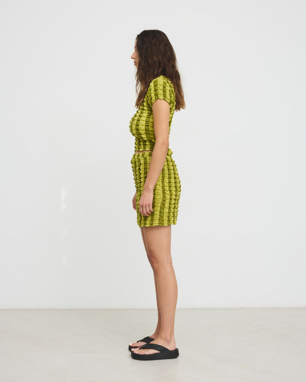 Hosbjerg Trista T-shirt Green Stripes