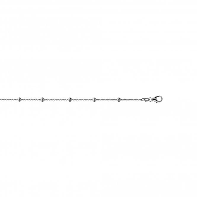 Hot Diamonds 30" Sterling Silver Intermittent Bead Chain