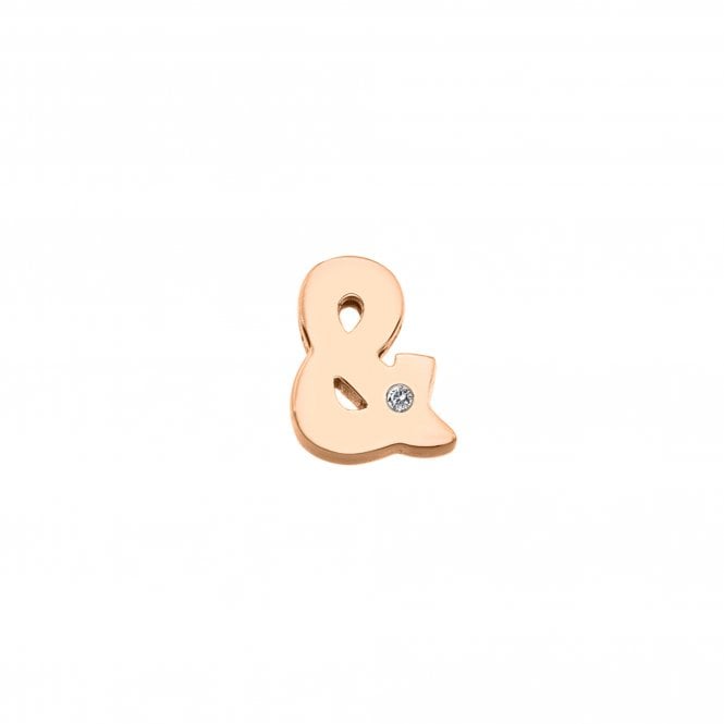Hot Diamonds Ampersand Icon Pendant - Rose Gold Plated