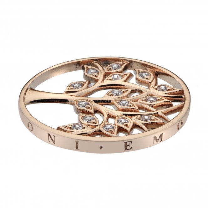 hot diamonds Balance and Harmony Rose Gold Plated Coin 33mm