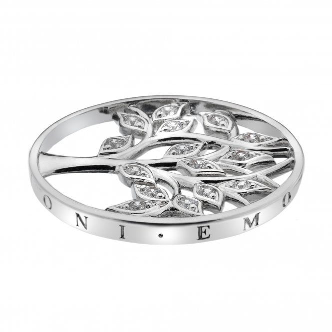 hot diamonds Balance and Harmony Silver Plated Coin 33mm