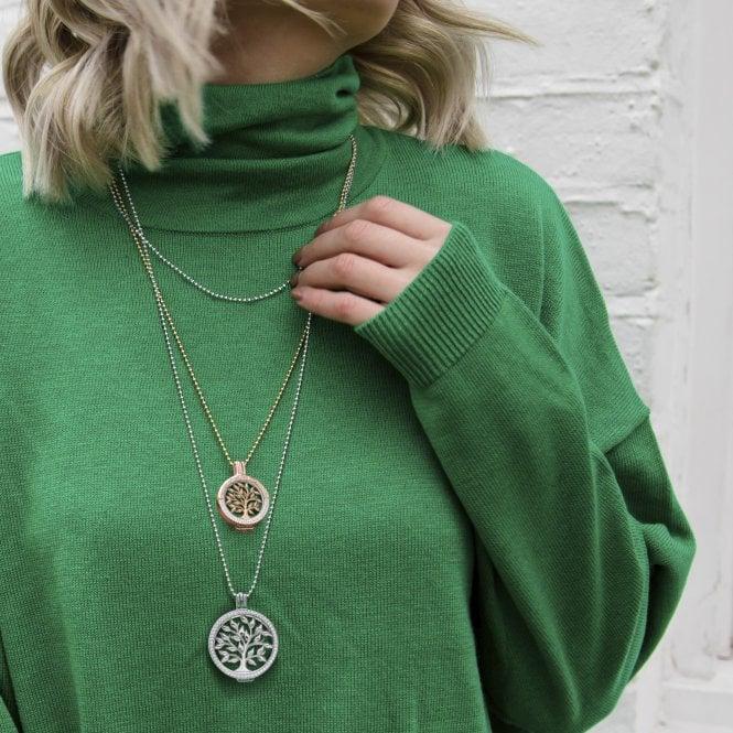 Hot Diamonds Balance & Harmony Coin - Rose Gold Plate - 33mm