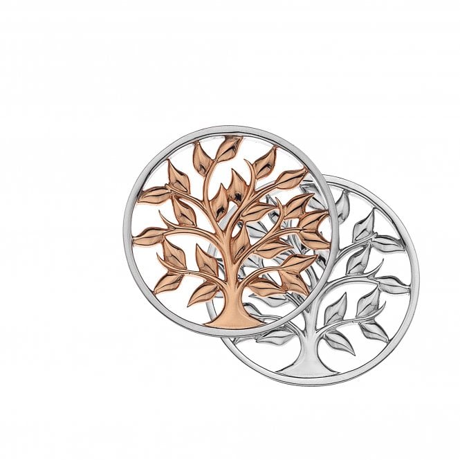 Hot Diamonds Balance & Harmony Coin - Rose Gold Plate - 33mm