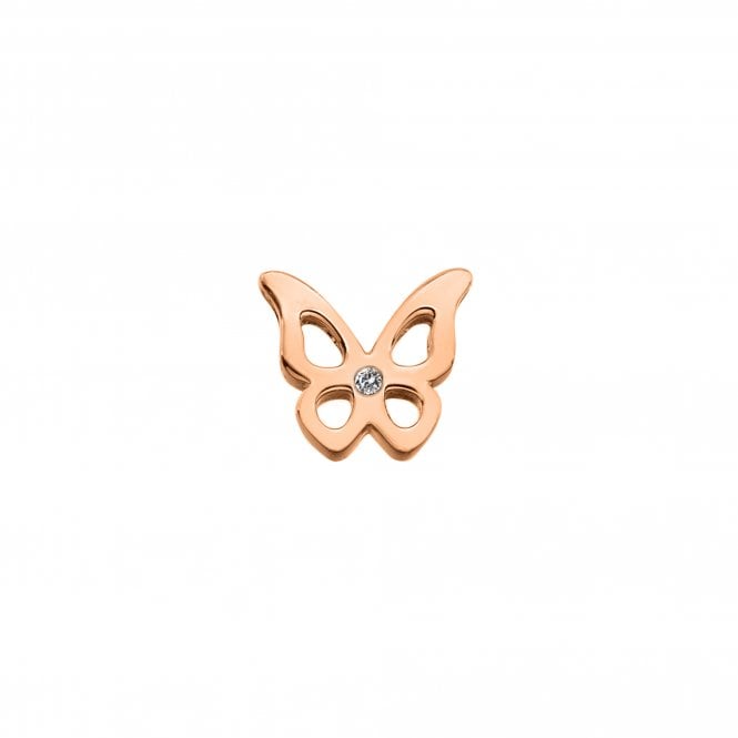Hot Diamonds Butterfly Icon Pendant - Rose Gold Plate