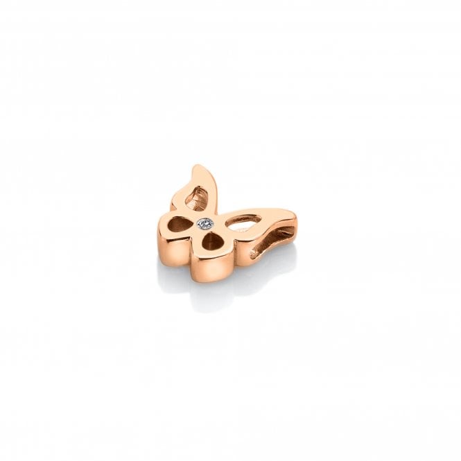 hot diamonds Butterfly Icon Pendant - Rose Gold Plate