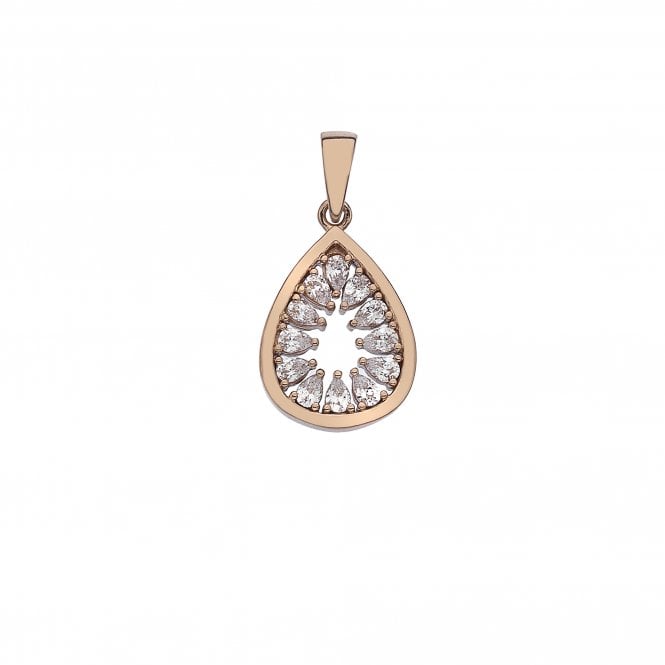 hot diamonds Devotion Layer pendant - Rose Gold Plate