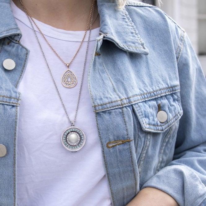 Hot Diamonds Devotion Layer Pendant - Rose Gold Plated