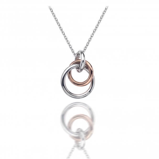 Hot Diamonds Eternal Pendant - Rose Gold Plate Accents