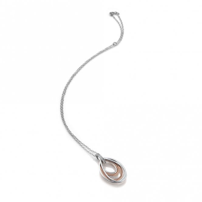 hot diamonds Glamorous Pendant - Rose Gold Plate Accents