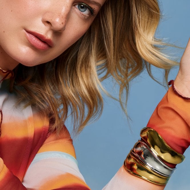 Hot Diamonds HD X Tasha Ghouri Bangle - Yellow Gold Plate