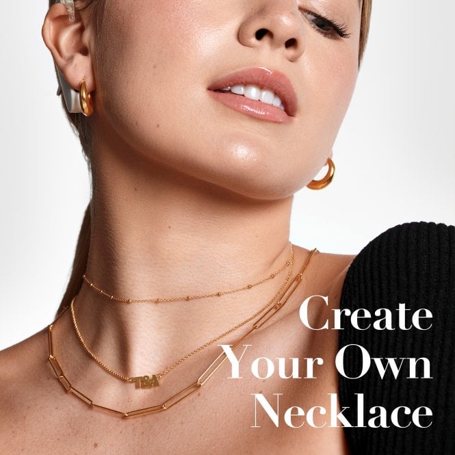 hot diamonds HD x Tasha Ghouri Personalised Necklaces