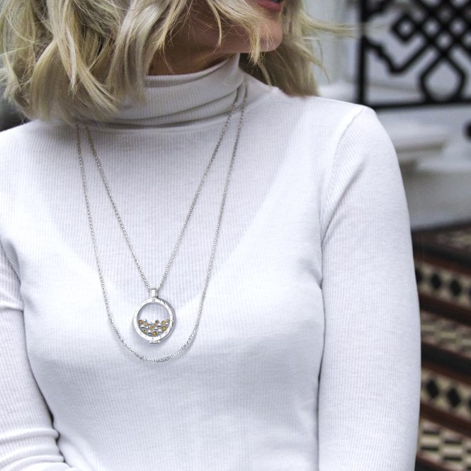 Hot Diamonds 24" Sterling Silver Popcorn Chain