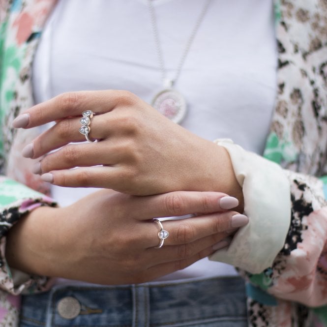 Hot Diamonds Acqua D'Amore Ring