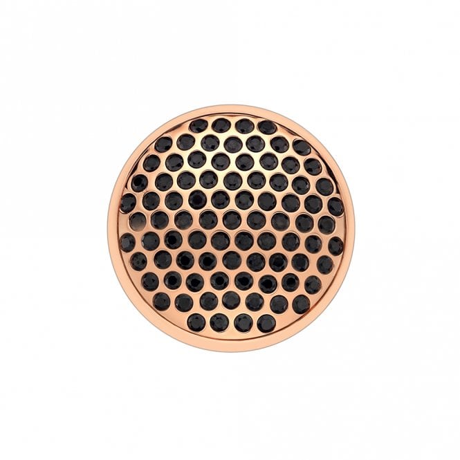 hot diamonds Alveare Rose Gold Plate Coin - 33mm